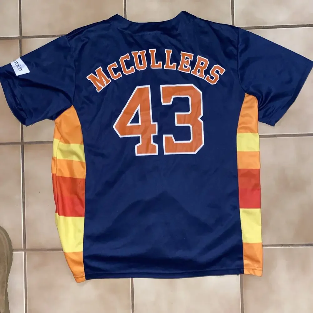 Lance McCullers Jersey Adult XL Blue Houston Astros MLB #43 Baseball Sportswear